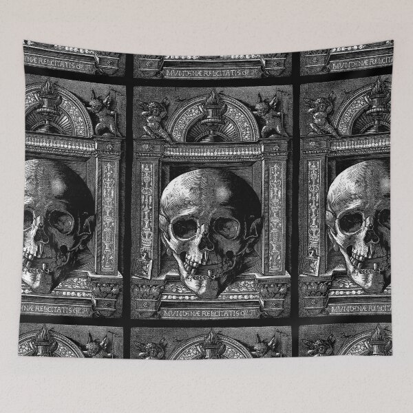Item preview,  Skull Within an Ornamental Frame - Hans Wechtlin designed and sold by themasters.