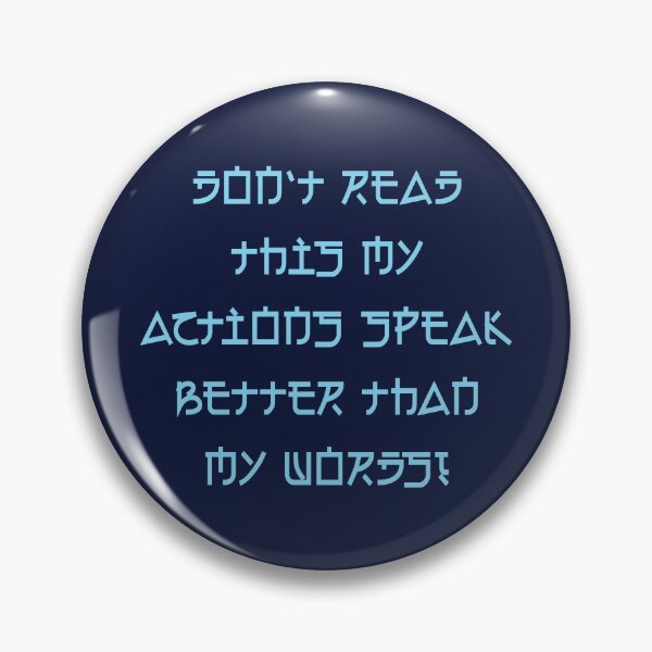 Item preview, Don't read this my action speaks designed and sold by Ram94.