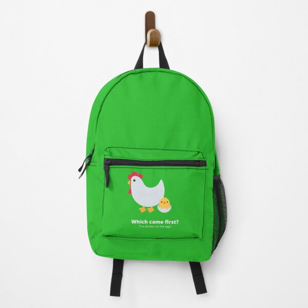 Item preview, Which Came First Backpack Green Apple designed and sold by WhatCameFirst.
