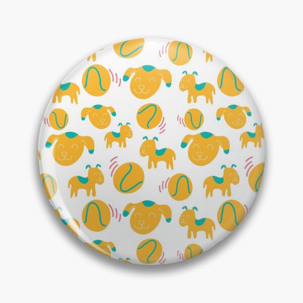 Item preview, Cute puppies playing with a ball, doggy pattern, cute dog pattern - White designed and sold by PattyTheGecko.