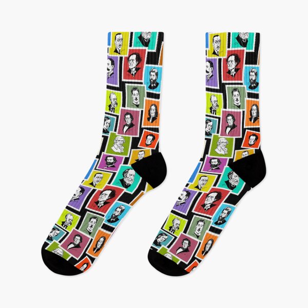 Item preview, Pattern with portraits of the greatest composers (coloured version) designed and sold by Irina Ivanova.