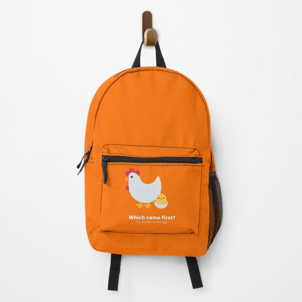 Item preview, Which Came First Backpack Orange Sherbet designed and sold by WhatCameFirst.