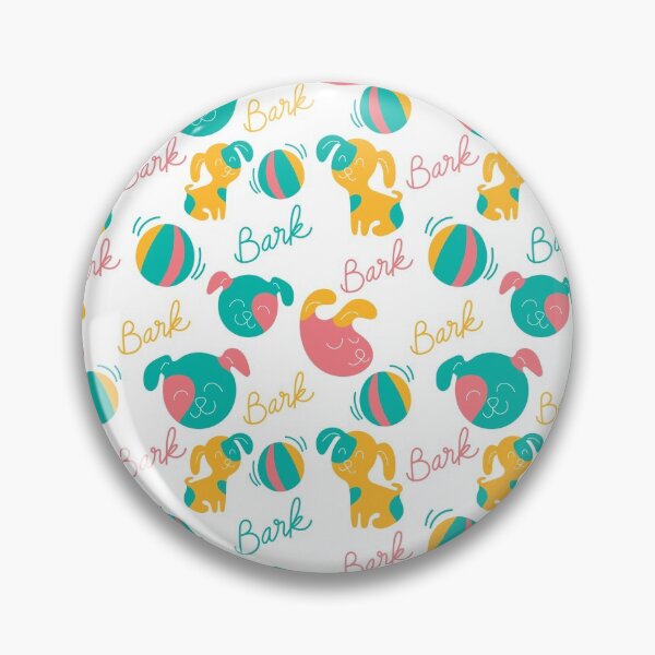 Item preview, Cute doggies playing with a ball, doggy pattern, cute dog pattern - White designed and sold by PattyTheGecko.