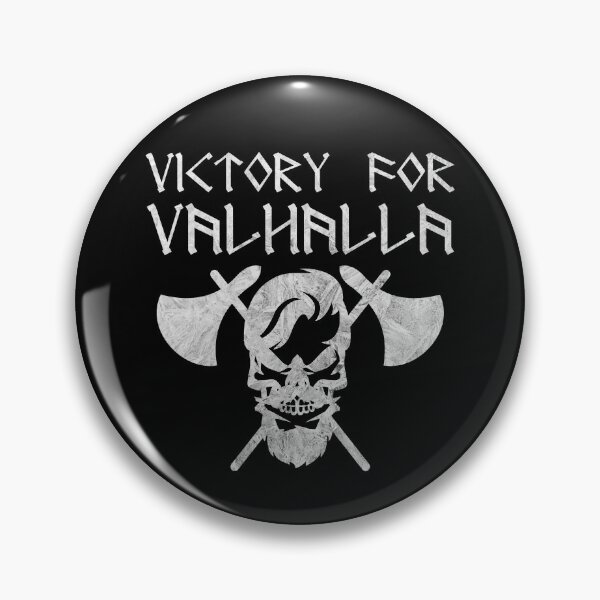 Item preview, Victory For Valhalla Walhalla Viking skull designed and sold by DerNerd.