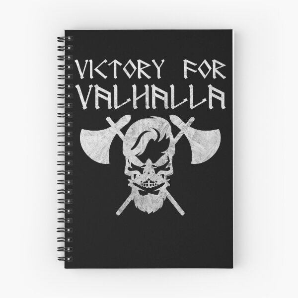 Item preview, Victory For Valhalla Walhalla Viking skull designed and sold by DerNerd.