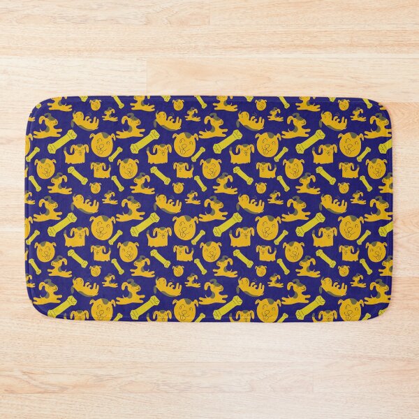 Item preview, Puppies palying with toys, cute doggy pattern, puppy pattern - Dark Blue designed and sold by PattyTheGecko.