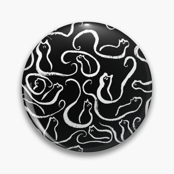 Item preview, Cat Pattern In White designed and sold by Peter Hertzberg.