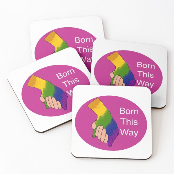 Item preview, Born this way - handheld  designed and sold by Bitit.