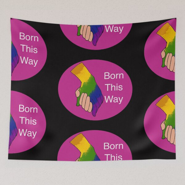 Item preview, Born this way - handheld  designed and sold by Bitit.