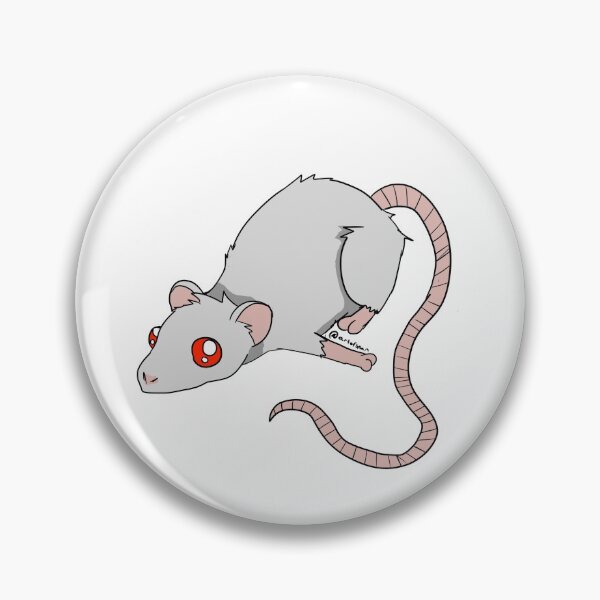 Item preview, A Little Rattie - White w/ Red Eyes designed and sold by tearsforlu.