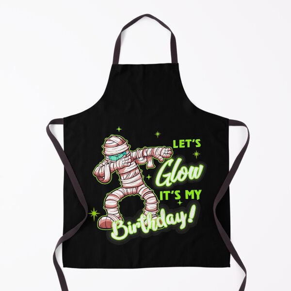 Item preview, Let's Glow It's My Birthday! Funny Dabbing Mummy Neon Style. designed and sold by MinsND.