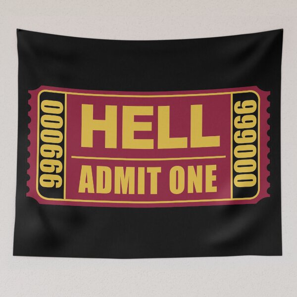 Item preview, Ticket to Hell designed and sold by emwing14.
