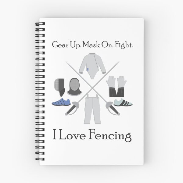Item preview, Gear Up. Mask On. Fight. I Love Fencing designed and sold by 4AllTimes.