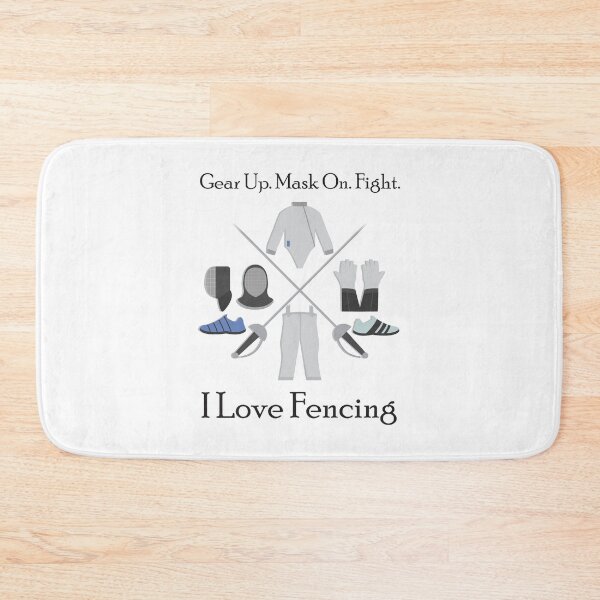 Item preview, Gear Up. Mask On. Fight. I Love Fencing designed and sold by 4AllTimes.