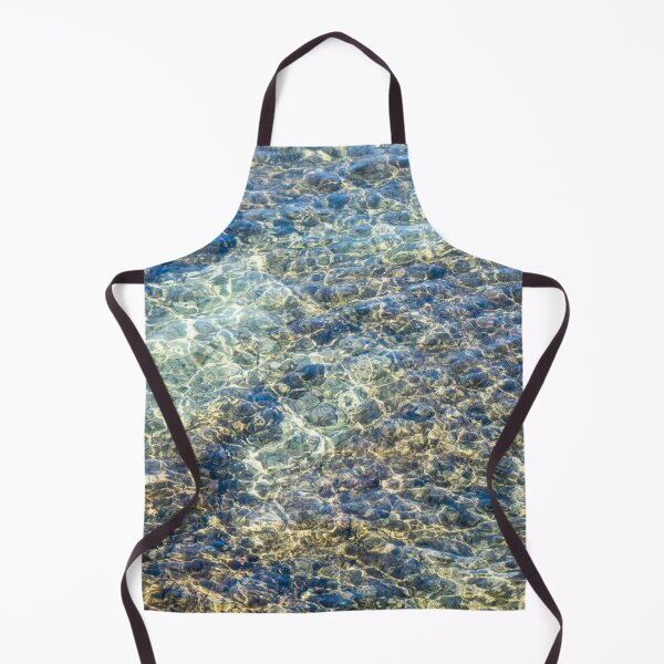 Item preview, Glossy Mediterranean Silk - Sophisticated See Through Patterns at Sea designed and sold by Georgia Mizuleva.