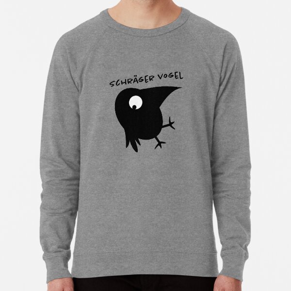 Weird bird-raven Lightweight Sweatshirt