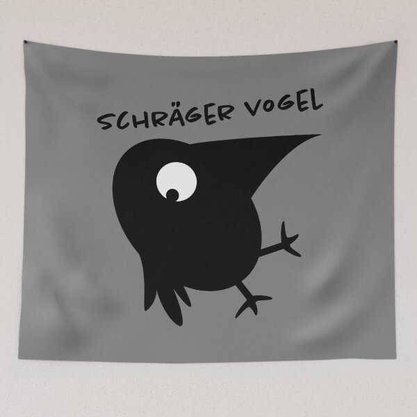Artikelvorschau, Schräger Vogel- Rabe entworfen und verkauft von spontania.