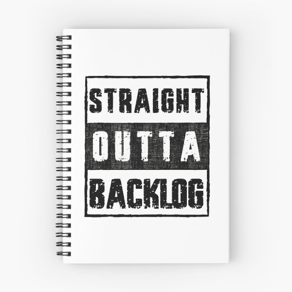 Item preview, Straight Outta Backlog designed and sold by The Little Wood Cottage.
