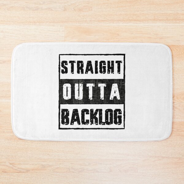 Item preview, Straight Outta Backlog designed and sold by The Little Wood Cottage.