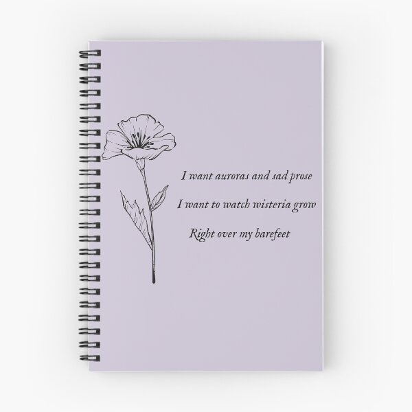 Item preview, I want auroras and sad prose designed and sold by wisteriaroads.