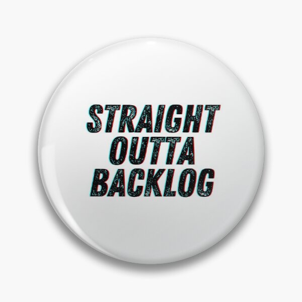 Item preview, Straight Outta Backlog designed and sold by The Little Wood Cottage.