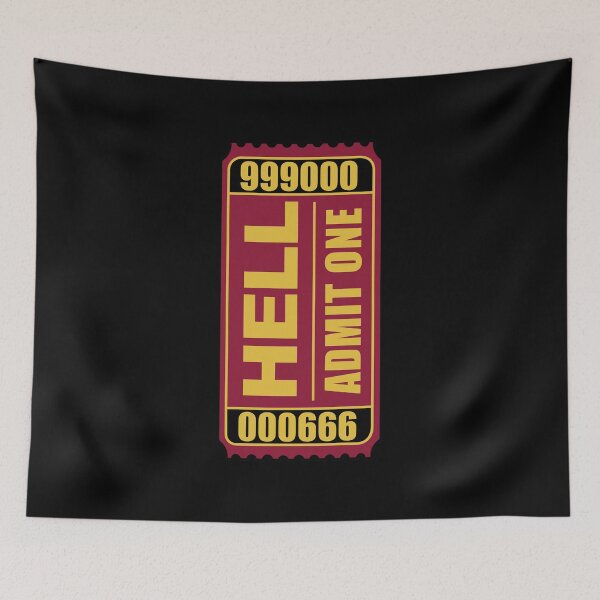 Item preview, Ticket to Hell - vertical designed and sold by emwing14.