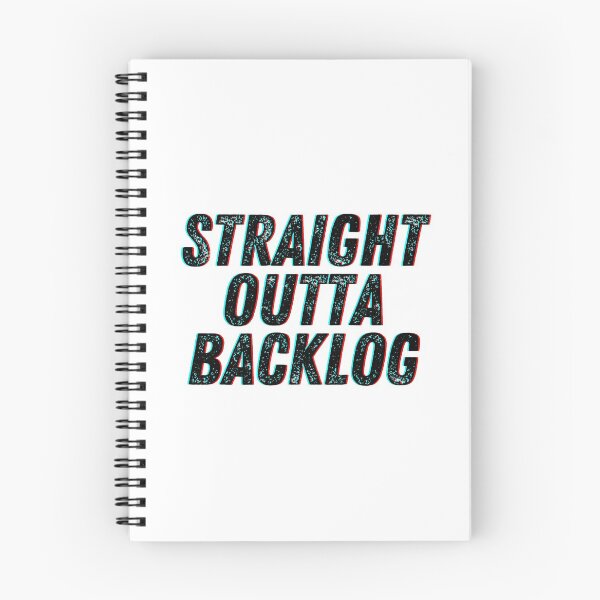 Item preview, Straight Outta Backlog designed and sold by The Little Wood Cottage.