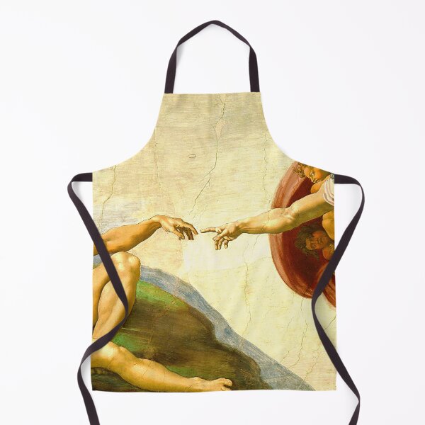 Item preview, Creation of Adam - Hands and Fingers Michelangelo Sistine Chapel's ceiling- Italian Famous art Vintage Retro Style designed and sold by conceptDVS.