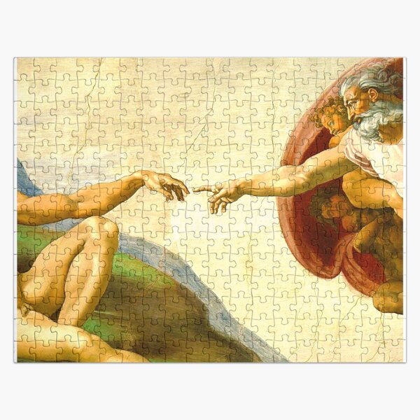 Creation Of Adam Jigsaw Puzzles for Sale | Redbubble Creation Of Adam Jigsaw Puzzles for Sale | Redbubble