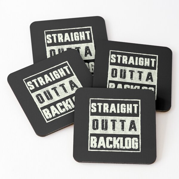 Item preview, Straight Outta Backlog designed and sold by The Little Wood Cottage.