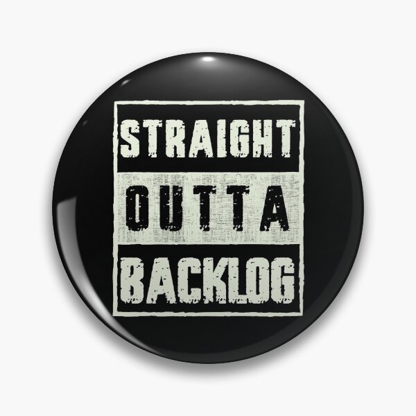Item preview, Straight Outta Backlog designed and sold by The Little Wood Cottage.