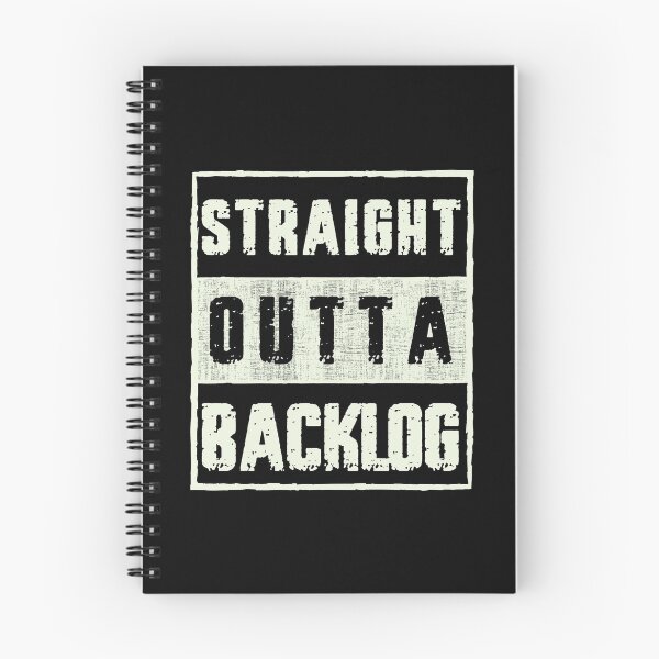 Item preview, Straight Outta Backlog designed and sold by The Little Wood Cottage.