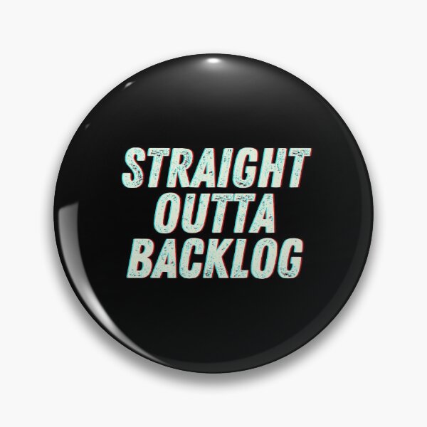 Item preview, Straight Outta Backlog designed and sold by The Little Wood Cottage.