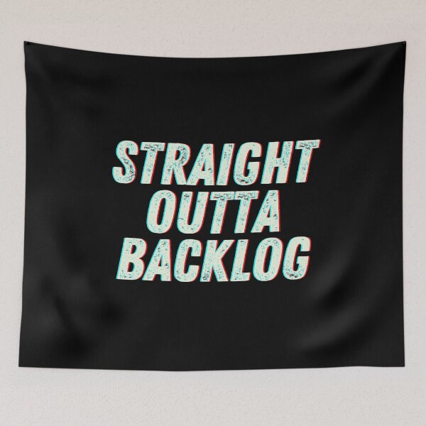 Item preview, Straight Outta Backlog designed and sold by The Little Wood Cottage.