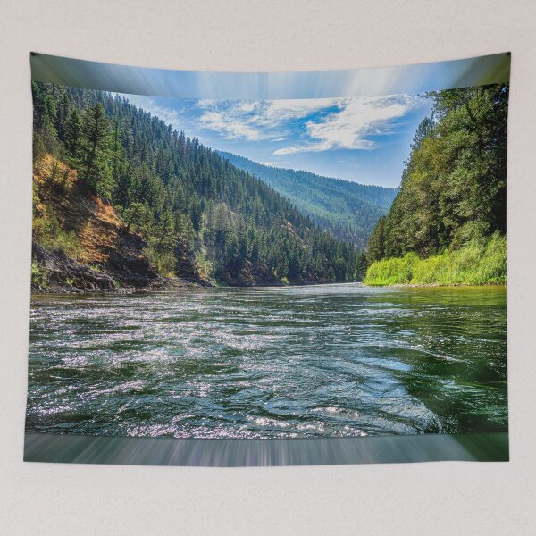 Item preview, Rafting Down the Blackfoot River - MT designed and sold by Kathy Weaver.