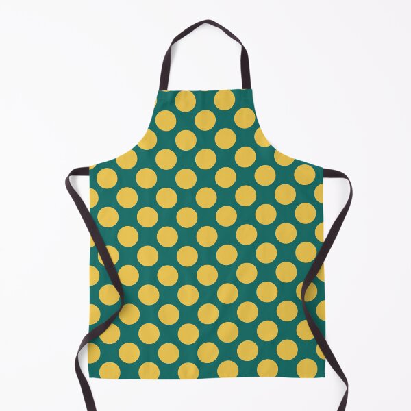 Item preview, Minimalistic polka dots pattern, vintage yellow polka dot pattern, dotted aesthetic, vintage pattern - Dark Teal designed and sold by PattyTheGecko.