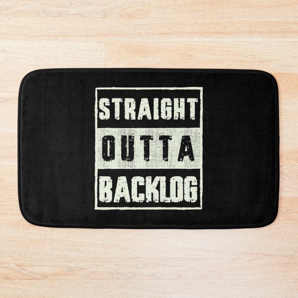 Item preview, Straight Outta Backlog designed and sold by The Little Wood Cottage.