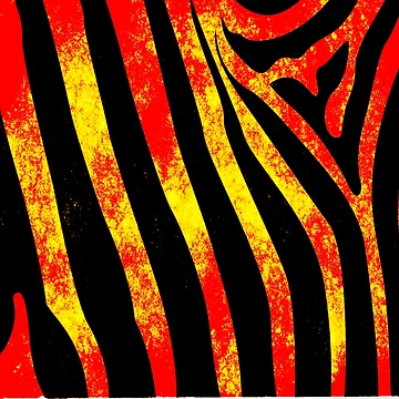 Artwork thumbnail, Textured tiger pattern by Ralek