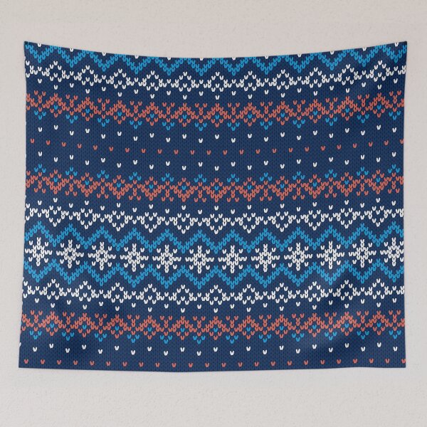 Item preview, Blue Seamless Geometric Ethnic Pattern designed and sold by SSK Designs.