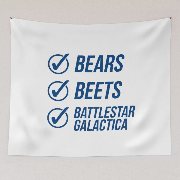 Item preview, The Office (US) ➤ Dwight: Bears Beets, Battlestar Galactic  designed and sold by Sound-Tees.