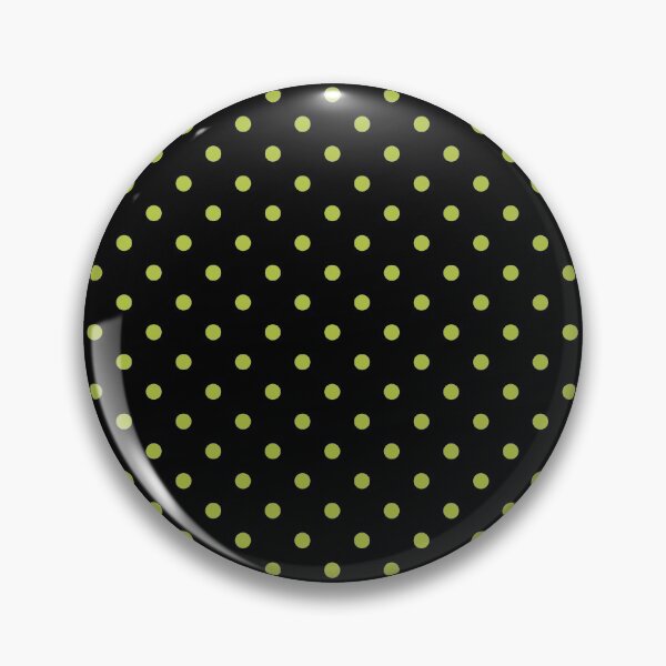 Item preview, Minimalistic polka dots pattern, vintage green polka dot pattern, dotted aesthetic, vintage pattern - Black designed and sold by PattyTheGecko.