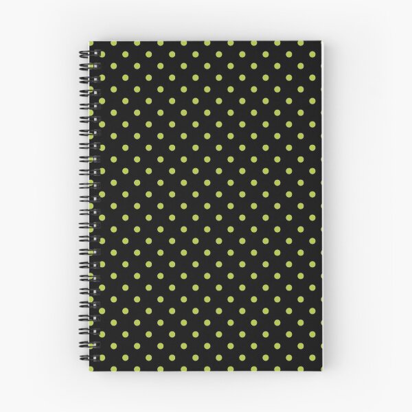 Item preview, Minimalistic polka dots pattern, vintage green polka dot pattern, dotted aesthetic, vintage pattern - Black designed and sold by PattyTheGecko.