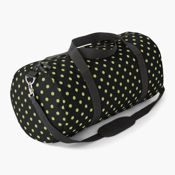 Item preview, Minimalistic polka dots pattern, vintage green polka dot pattern, dotted aesthetic, vintage pattern - Black designed and sold by PattyTheGecko.