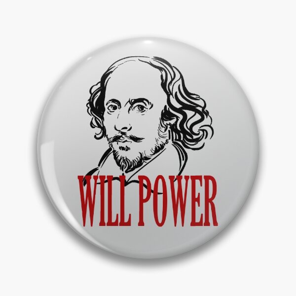Item preview, Funny William Shakespeare Will Power Theater Plays Quotes Poems Biography Fans designed and sold by TopTeeShop.