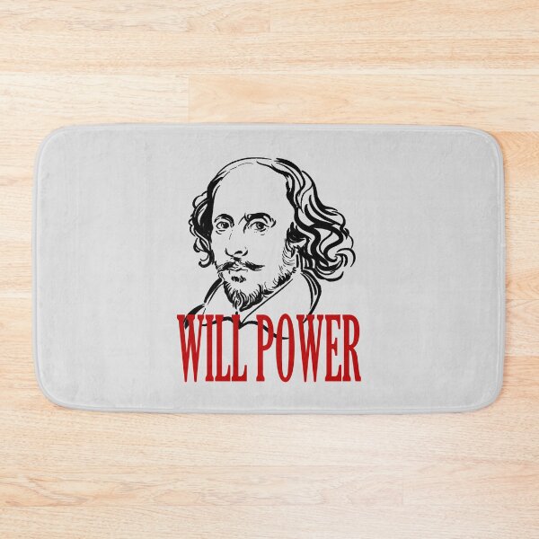 Item preview, Funny William Shakespeare Will Power Theater Plays Quotes Poems Biography Fans designed and sold by TopTeeShop.