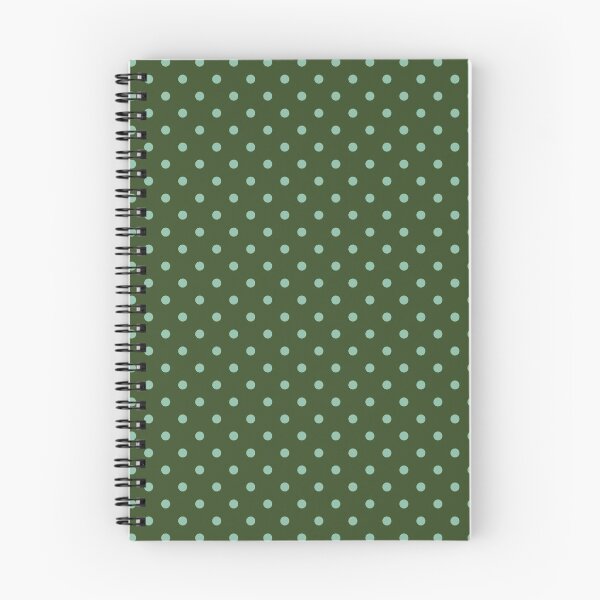 Item preview, Minimalistic polka dots pattern, vintageteak polka dot pattern, dotted aesthetic, vintage pattern - Dark Green designed and sold by PattyTheGecko.