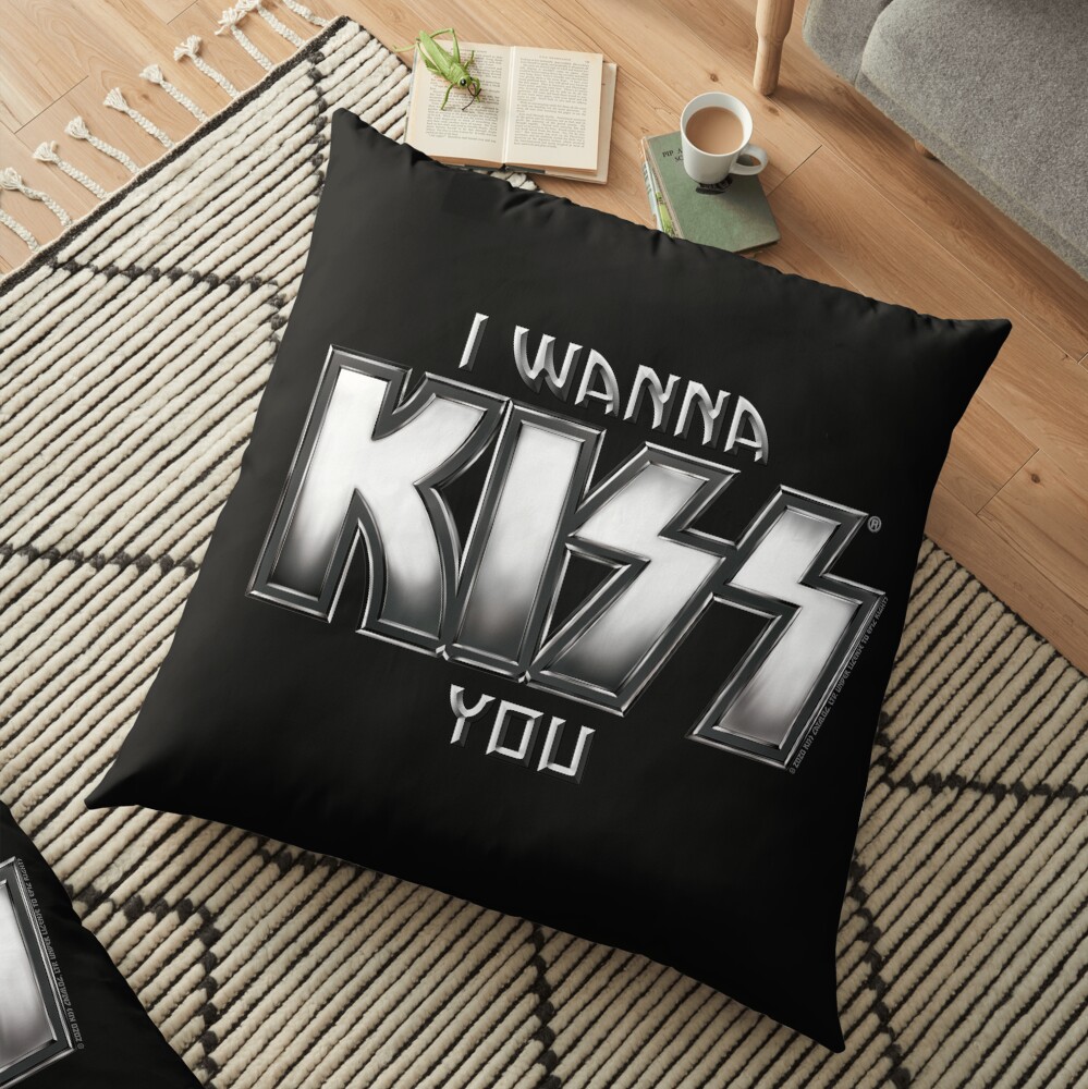 I wanna KISS you Floor Pillow