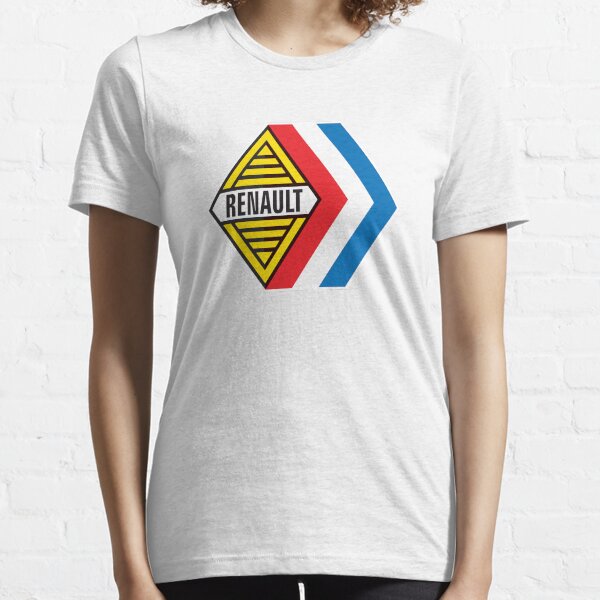 Retro Renault Sport Emblem - Formel Renault, Gordini - Großdruck Essential T-Shirt
