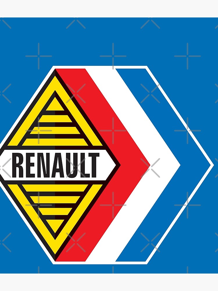 "Retro Renault Sport emblem - Le Mans, Alpine, Formule Renault, Gordini