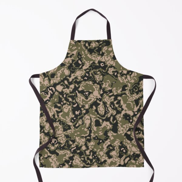 Item preview, Military Camouflage Artistic Cutout Patterns in Green, Beige and Black designed and sold by ShopieHome.